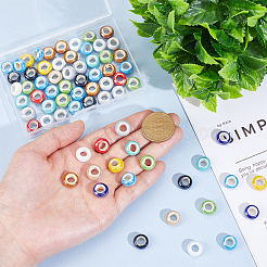 70 шт. гальванизированные фарфоровые бусины&nbsp;PORC-HY0001-16