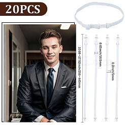 20 шт. эластичная лента для галстука с помпоном&nbsp;AJEW-SP0003-53B