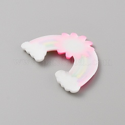 ПВХ пластиката кабошонов&nbsp;SIL-WH0019-15E