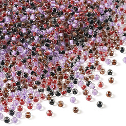 100 г прозрачные стеклянные круглые бусины&nbsp;SEED-TA0001-44B