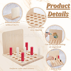 Подставки для бутылок из дерева на 30 слот&nbsp;ODIS-WH0061-85