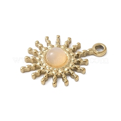 Нержавеющая сталь 304 с подвесками из натуральной белой ракушки&nbsp;STAS-G353-03G-09