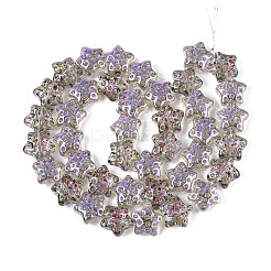 Гальванизируйте прозрачное стекло бисер нитей&nbsp;EGLA-N020-02D