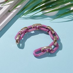 Непрозрачные акриловые кабельные цепи ручной работы&nbsp;AJEW-JB00890-07