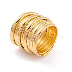 Кольца для пальцев из нержавеющей стали 304 с ионным покрытием (IP) унисекс&nbsp;RJEW-K233-16-G