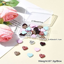 35шт 7 цвета окрашенные распылением бусины из сплава&nbsp;ENAM-CJ0006-11