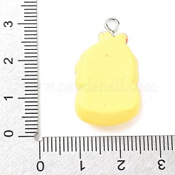 Подвески из непрозрачной смолы с милой тематикой свиньи&nbsp;RESI-V005-007F