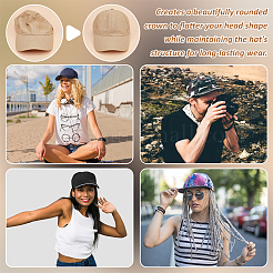 Фетровая вставка для формовки бейсболок&nbsp;FIND-WH0436-62B