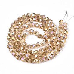 Гальванизируйте прозрачное стекло бисер нитей&nbsp;X-EGLA-T019-06A