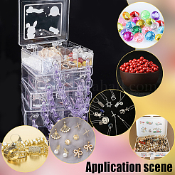 4 шт. контейнеры для шариков из полистирольного пластика&nbsp;CON-PH0002-77