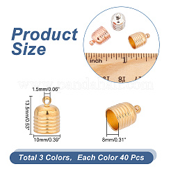 120 шт. 3-цветные литые наконечники для шнура&nbsp;FIND-NB0004-45