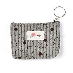 Кошельки из вельвета с цветочным узором&nbsp;AJEW-N003-24