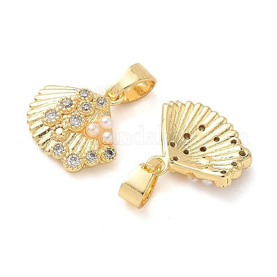 Латунные микро проложить кубического циркония подвески KK-D502-21G-1