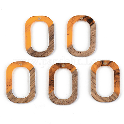 Подвески из смолы и ореха RESI-S389-031A-A01-1