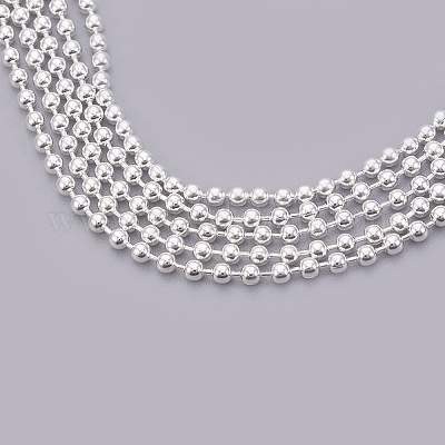 Латунные шаровые бусинка цепи&nbsp;LS-CHC-C008-2mm-S-1