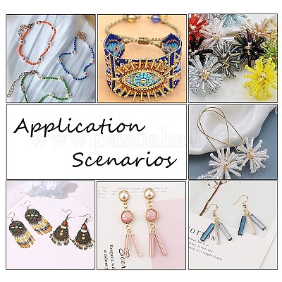 288 г 24-х цветных стеклянных бусин&nbsp;SEED-JQ0005-01B-2mm-1