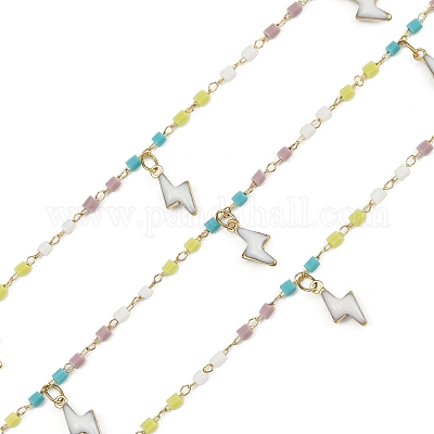 Латунные звенья цепи с молниями CHC-H115-21G-1