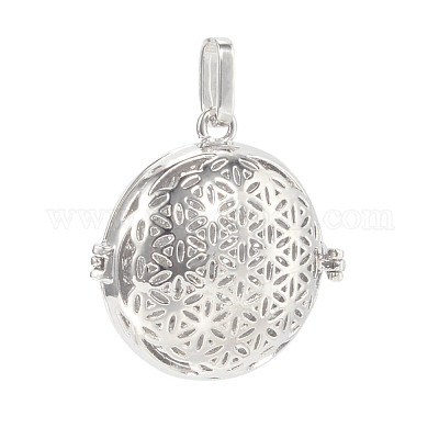 Полые латунные подвески&nbsp;KK-K124-06P-NR-1