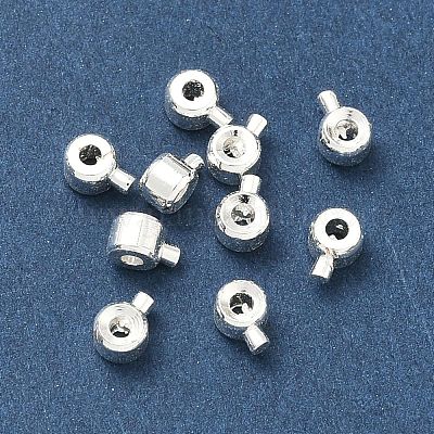 Зажимные бусины из латуни&nbsp;KK-H532-28S-1