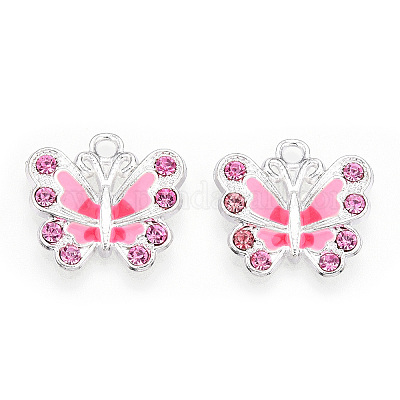 Подвески из эмали и сплава&nbsp;LS-FIND-WH0417-27F-1