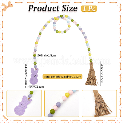 Деревянные бусины&nbsp;DIY-WH0888-777A-01-1