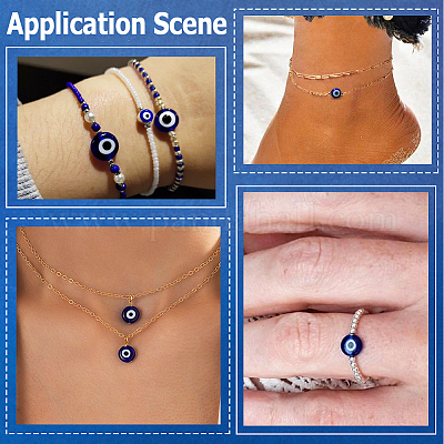 Ручной сглаза бусины бисер нитей&nbsp;LAMP-PA0001-50B-1