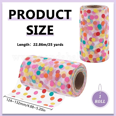 Полиэстеровый муслин&nbsp;AJEW-WH0816-183B-1