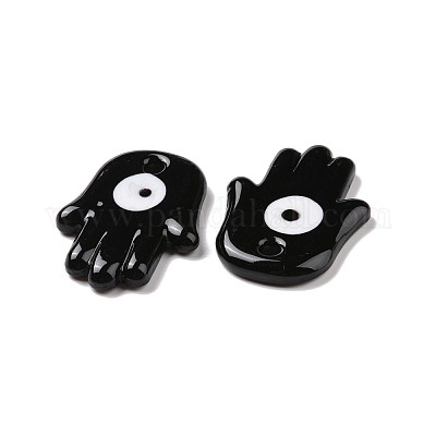 Ручной зла подвески бусины глаз&nbsp;LAMP-O018-02B-1