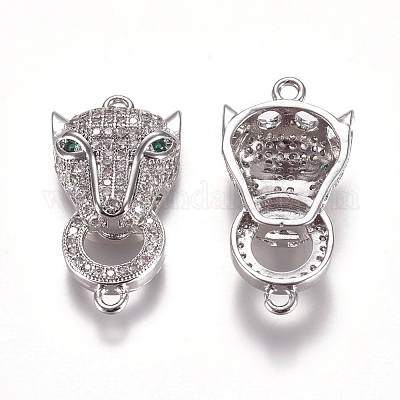 Соединители из латуни с микрочастицами и кубическим цирконием&nbsp;ZIRC-K081-45P-1