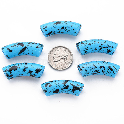 Непрозрачные акриловые бусины&nbsp;MACR-S372-001F-B07-1