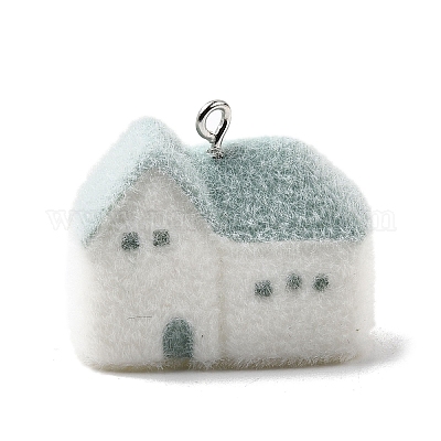 Подвески из непрозрачной смолы RESI-F062-02D-1