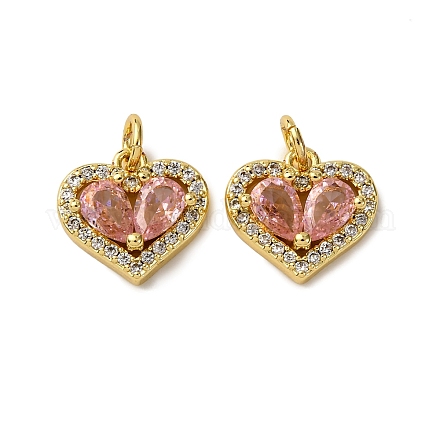 Латунные микро проложить кубического циркония подвески KK-A271-12G-1