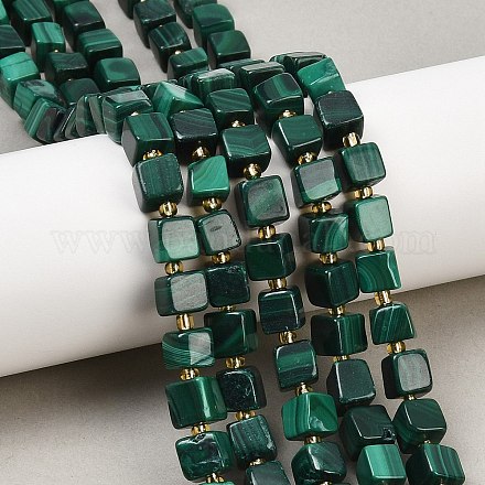 Природного малахита бисер нитей&nbsp;G-G053-B25-03-1