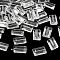 K9 Glass, Imitation Austrian Crystal Beads, Grade AAA, Faceted, Rectangle, Clear, 10x15.5x7mm, Hole: 0.9~1mm