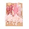 Dried Flower, for Bridal Shower, Wedding, Preserved Fresh Flower, Pink, 210x148x14~24.5mm
