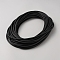 15M Round Nitrile Rubber Cord, Round, Black, 6mm, about 16.40 Yards(15m)/Roll