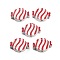 Wood Beads, Candy, Red, Candy, 13x19.5x6mm, Hole: 2mm