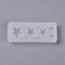 Silicone Molds, Resin Casting Molds, For UV Resin, Epoxy Resin Jewelry Making, Star, White, 42x17x5mm