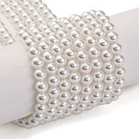 Выпечка окрашены перламутровый стекла жемчужные нити круглый шарик&nbsp;PEAR-H019-02A-04