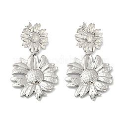 Серьги-гвоздики из нержавеющей стали 304&nbsp;EJEW-G423-18P