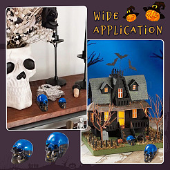 4 шт. 2 стиля украшения черепа силиконовые формы для самостоятельного изготовления&nbsp;DIY-TA0011-38