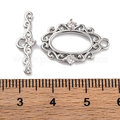 Латунные застежки-молнии из прозрачного кубического циркония KK-S403-17P