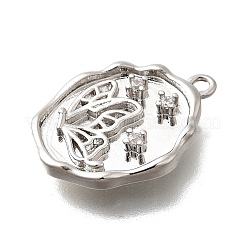 Латунные микро проложить кубического циркония подвески&nbsp;LS-KK-Q035-16C-P