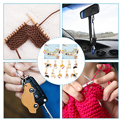 Маркеры петель для кулона с собакой&nbsp;HJEW-AB00324