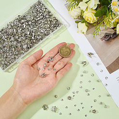 8 стиль железные колпачки для бусин&nbsp;IFIN-ME0001-25