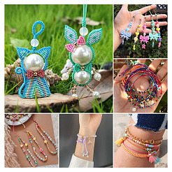 10шт. 10-х цветный полиэфирный шнур&nbsp;OCOR-TAC0040-01B