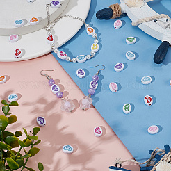 500 шт. Непрозрачные акриловые бусины&nbsp;OACR-SP0001-41