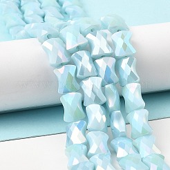 Нити стеклянных бусин ab цветной пластины&nbsp;EGLA-P051-06A-B08