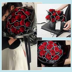 Полиэфирная сетка для обертывания цветочных букетов&nbsp;ORIB-WH0007-02B-01