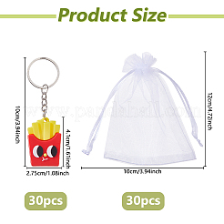 30шт пластиковый брелок&nbsp;KEYC-DC0001-36